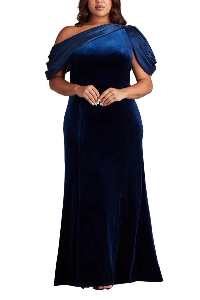 Shop Copley Shoulder Drape Velvet Gown - PLUS SIZE on Sale at BeyondStyle   Get 31% Off Copley Shoulder Drape Velvet Gown - PLUS SIZE with Limited-Time  Flash Deals, Exclusive Discounts, and