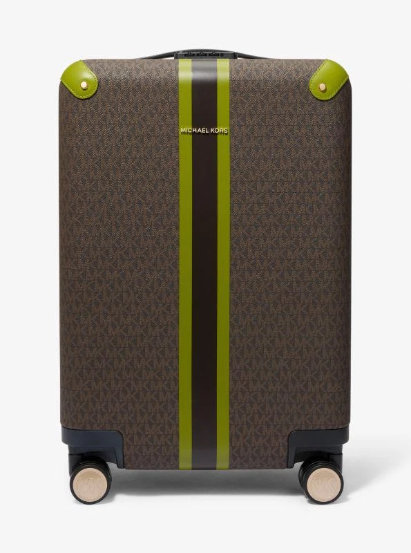 Michael Kors Striped Signature Logo Suitcase 1