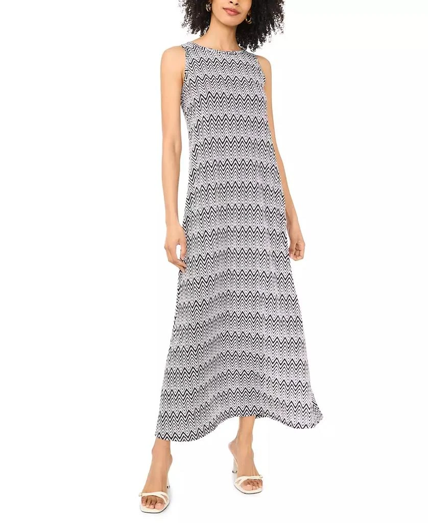 Vince Camuto Women
s Sleeveless Crewneck Maxi Dress