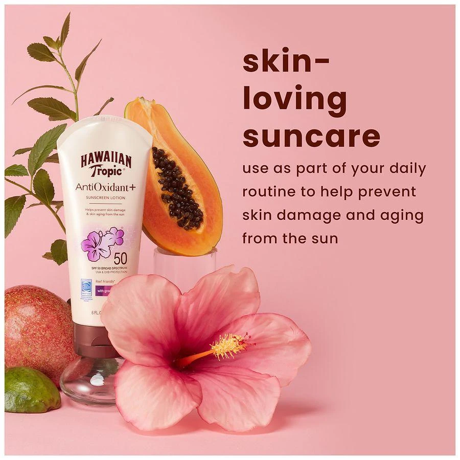Hawaiian Tropic Skin Defense Sunscreen Lotion SPF 50 With Green tea extract 7