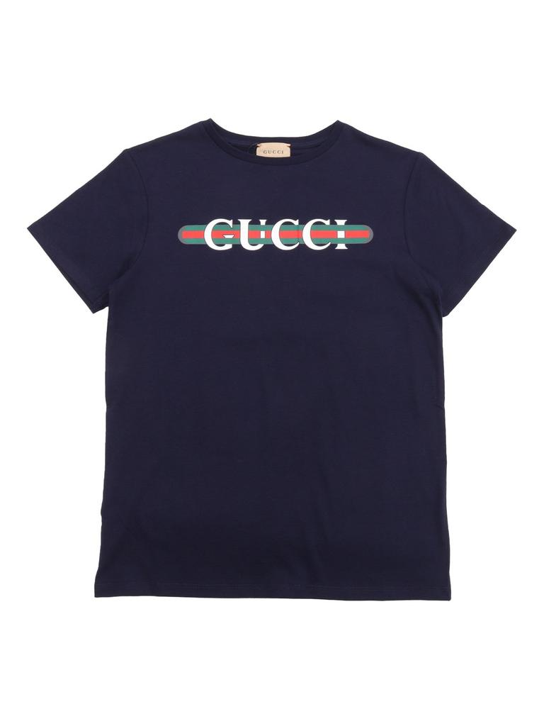 GUCCI 赤 ロゴ Tシャツ キッズ　10y GUCCI 赤 ロゴ Tシャツ キッズ 10y - メルカリ