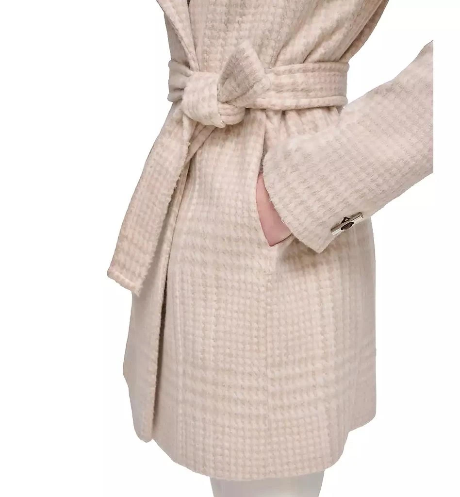 Calvin Klein Womens Asymmetrical Belted Wrap Coat, Created for Macys 4