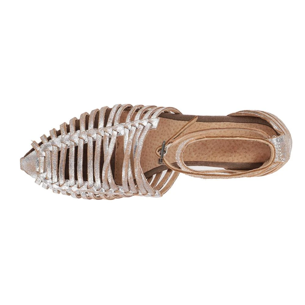Seychelles Trinket Metallic Gladiator Flats 4