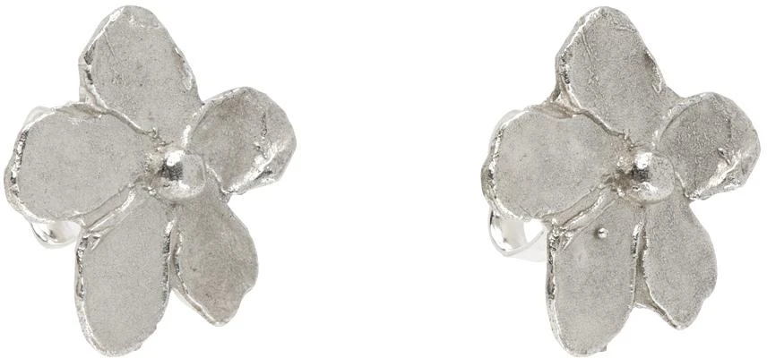ELHANATI Silver Conie Vallese Edition Small Flower Earrings 2