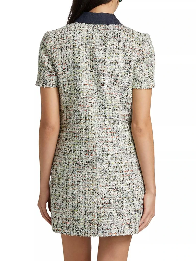 Cinq à Sept Anya Bouclé Button-Front Minidress 5