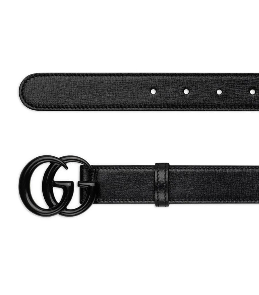 Gucci Leather Thin GG Marmont Belt 3