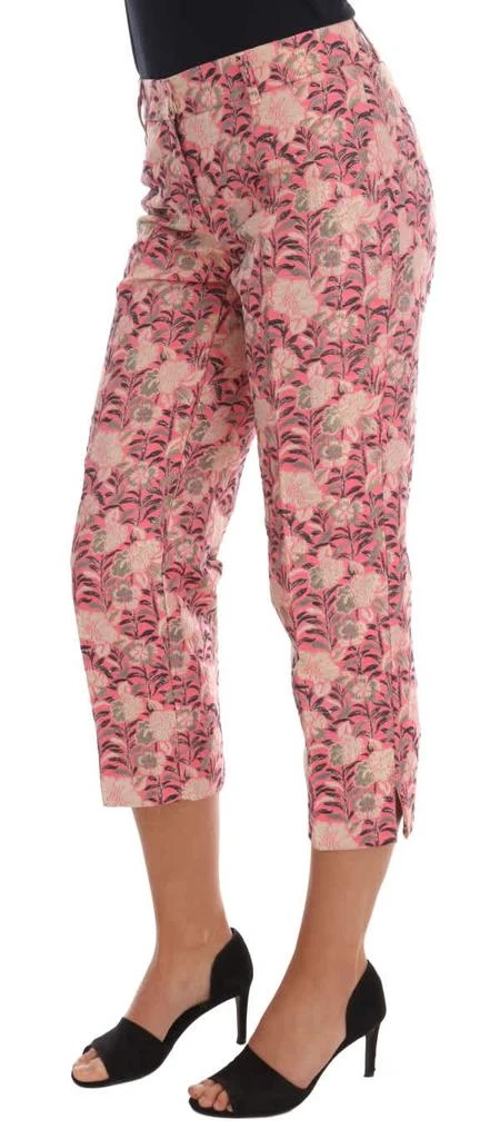 Dolce 
Gabbana pink Floral Brocade Capri Women
s Pants 2