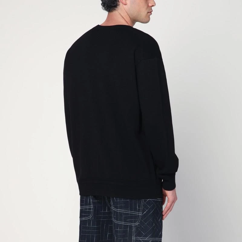 Kenzo Black wool crew neck sweater 3