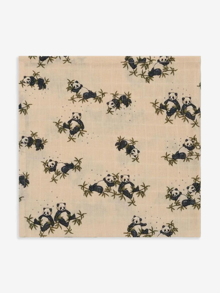 Konges Slojd Konges Sløjd Baby Panda Muslin Swaddle in Multicolour (115cm)