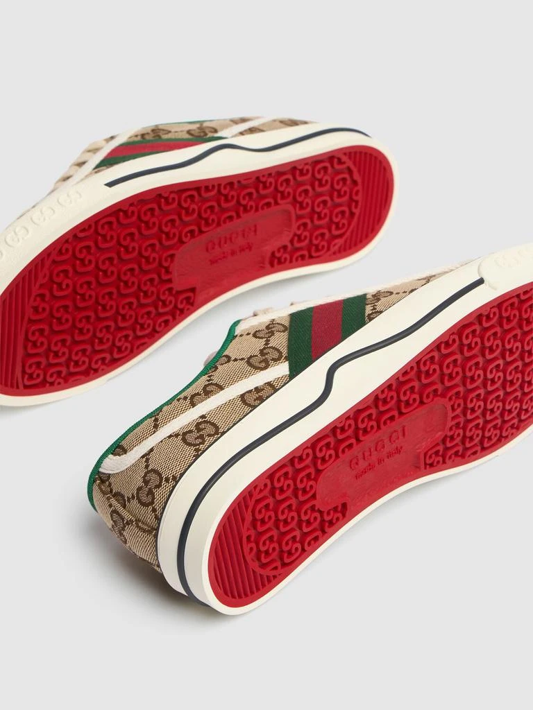 GUCCI 10mm Gucci Tennis 1977 Canvas Sneakers 4