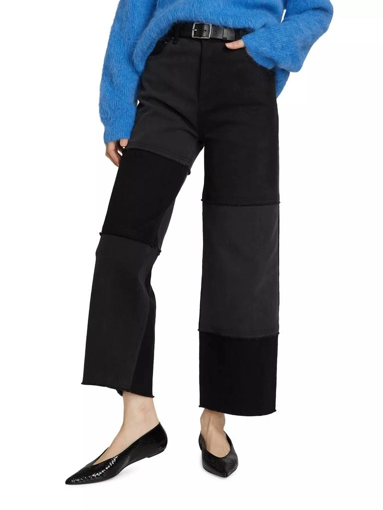 Rails Getty Patchwork High-Rise Crop Jeans 3
