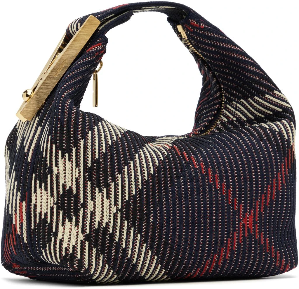 Burberry Navy Mini Peg Duffle Bag 2