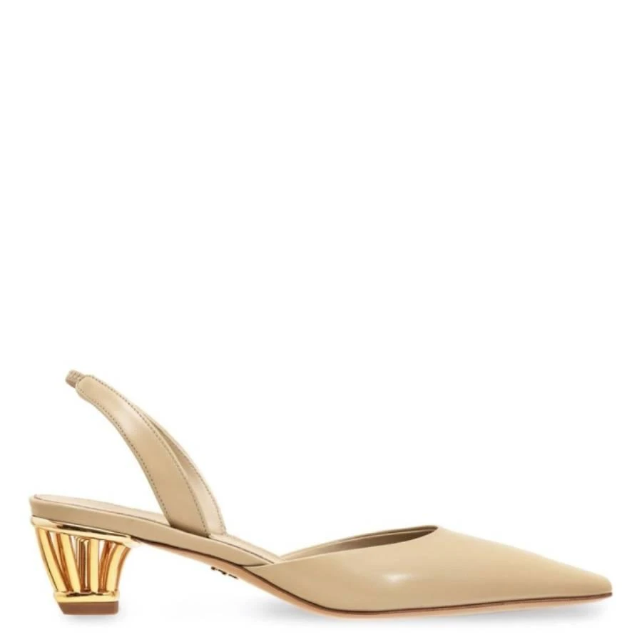 Salvatore Ferragamo Ferragamo Alyssa Cage-Heel Slingback Pumps, Size 5 1
