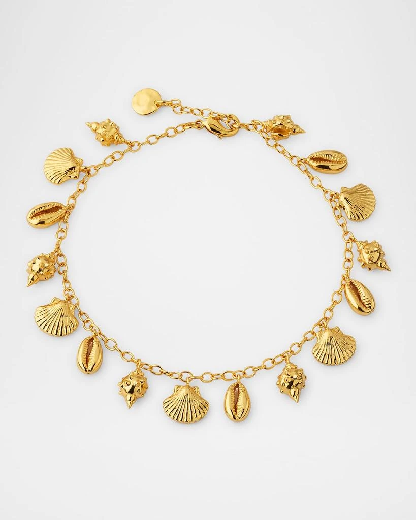 NEST Jewelry Tiny Shells Charm Anklet 1