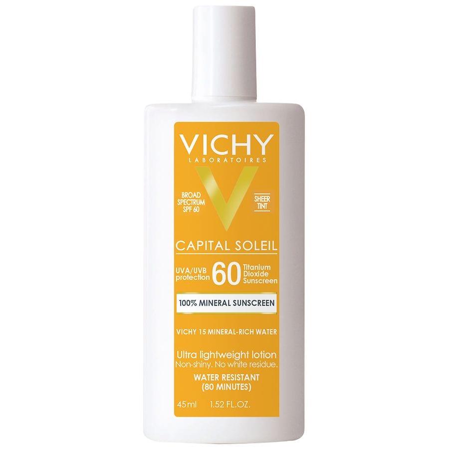 Vichy Capital Soleil Tinted Mineral Face Sunscreen with Titanium Dioxide and SPF 60