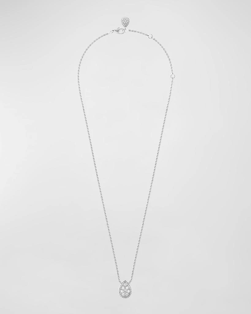 Boucheron Serpent Boheme 18K White Gold Diamond Small Pendant Necklace 2