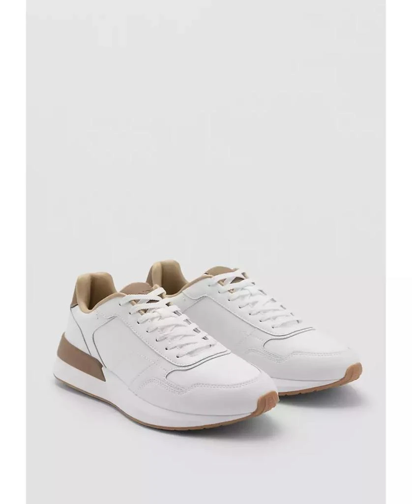 Mango Men's Leather Mixed Sneakers 1