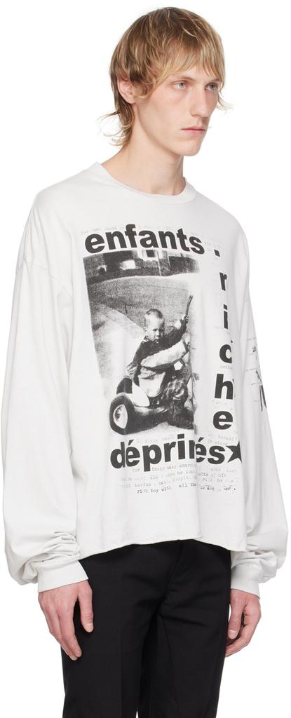 Enfants Riches Déprimés Gray 'My Underground/Tricycle' Long Sleeve T-Shirt