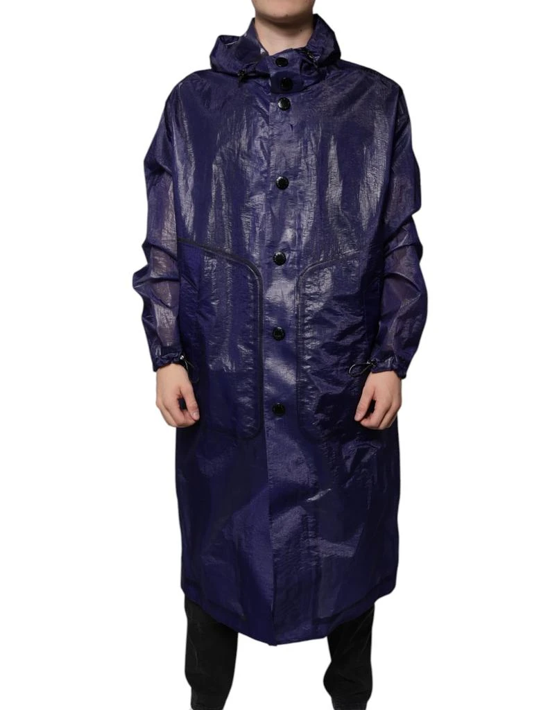Dolce
Gabbana Cotton Hooded Men Raincoat Men
s Jacket