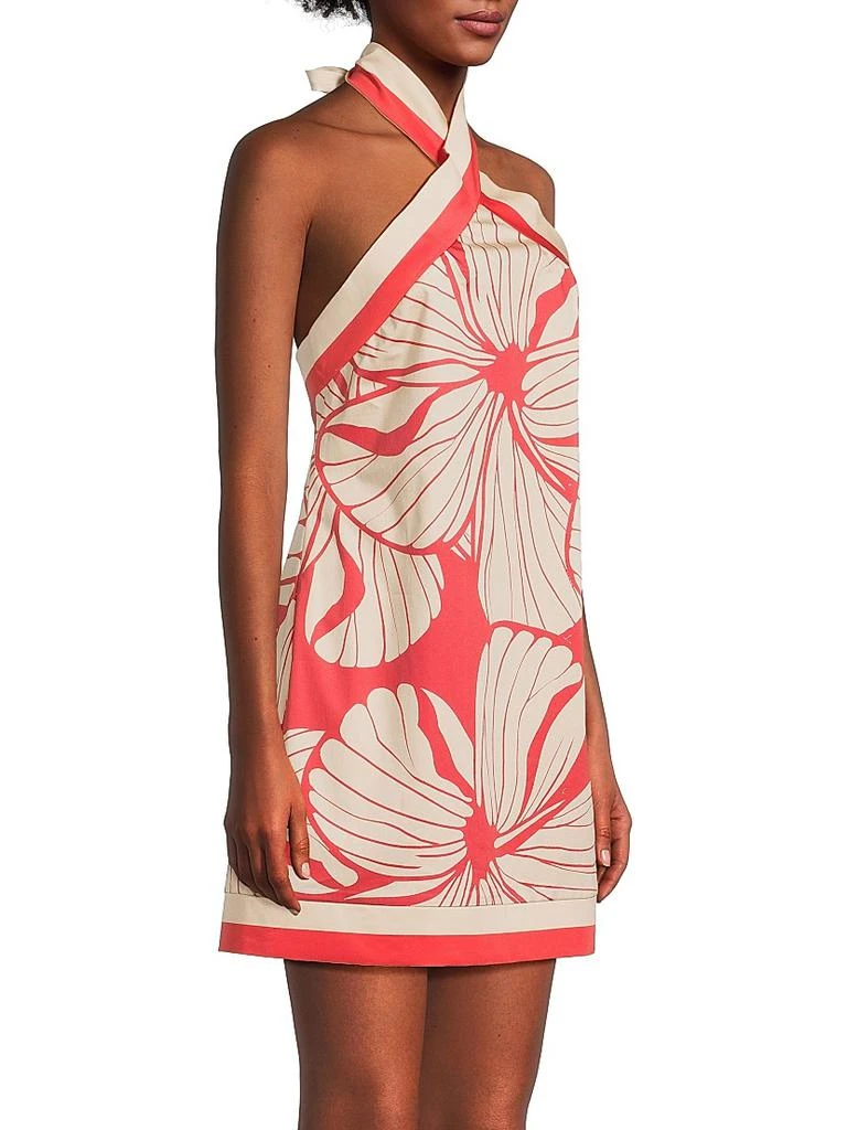 Hutch Baker Hibiscus Halter Minidress 4