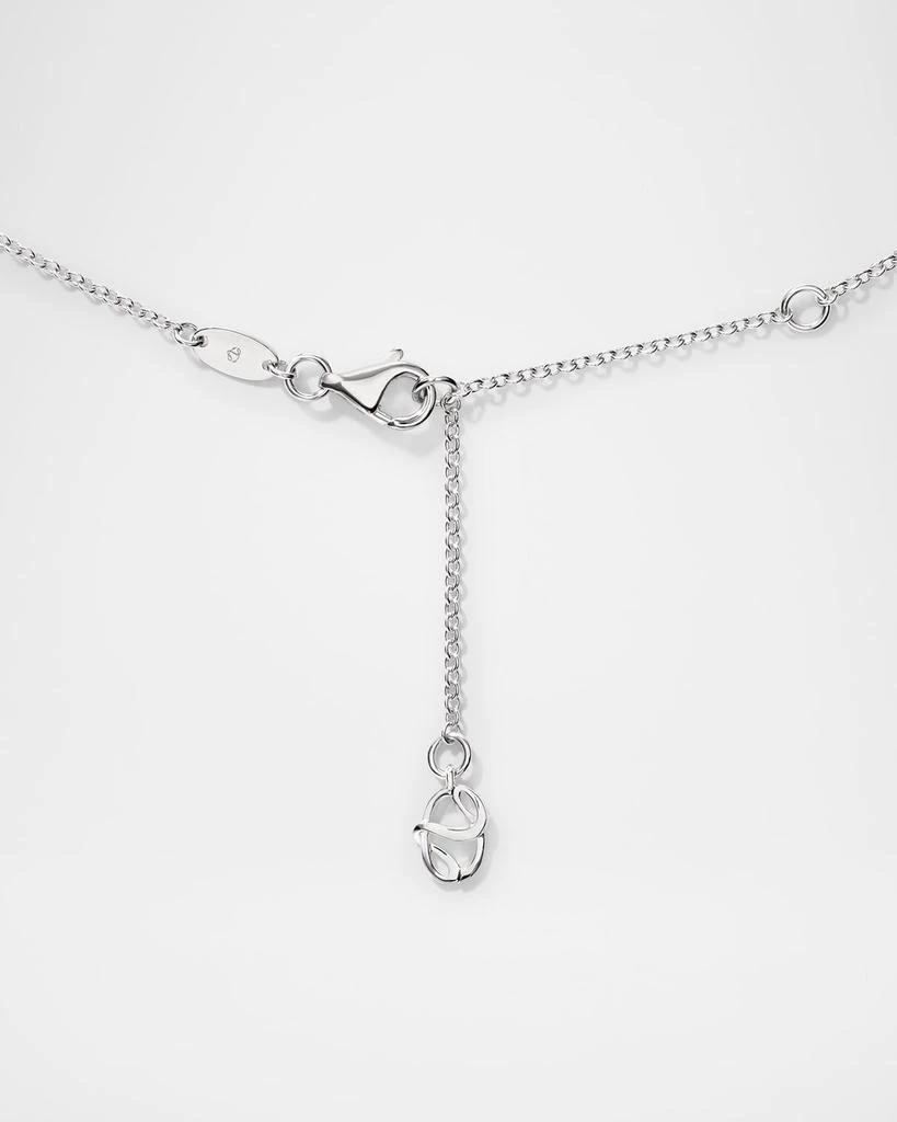 Hearts On Fire 18K White Gold Barre Floating Diamond Pave Pendant Necklace 3