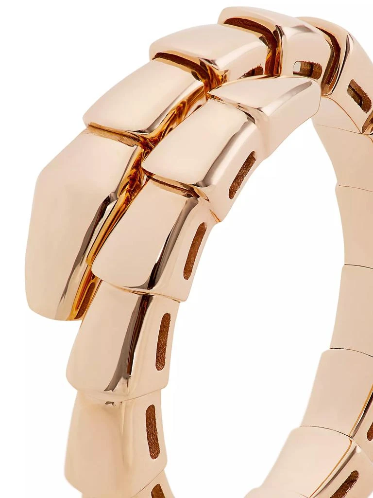 BVLGARI Serpenti Viper 18K Rose Gold Wrap Ring 4