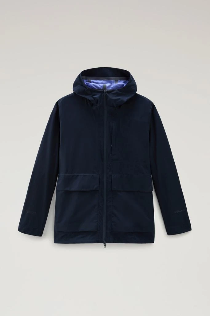 Woolrich Mountain Jacket in WINDSTOPPER GORE-TEX - Men - Blue 1