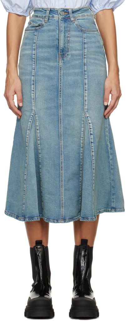 【送料&関税込】Ganni Long Wrap Skirt With Pockets GANNI LONG WRAP SKIRT WITH POCKETS | netdressed | REVERSIBLE