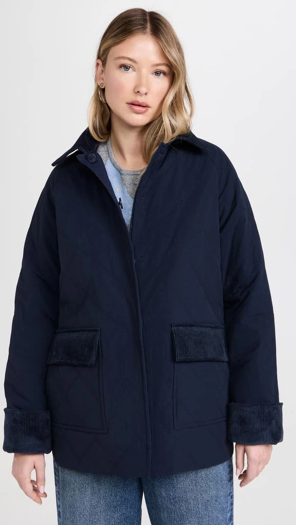 ALIGNE Betty Reversible Wax Coat 6