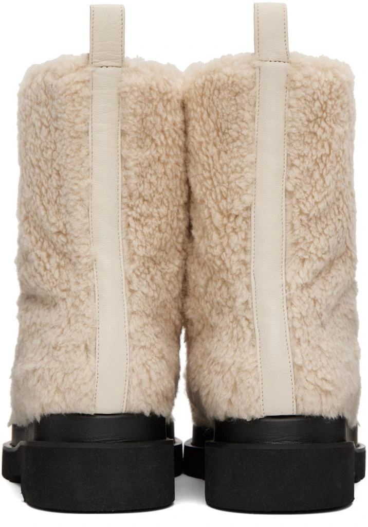 Recto Off-White Alex Faux-Shearling Boots 2
