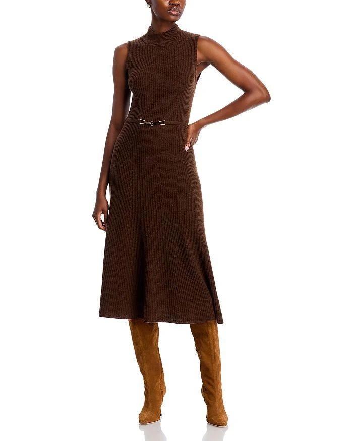 Tahari The Leith Sleeveless Cashmere Sweater Dress 1