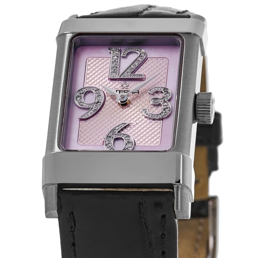 Eterna 1935 Automatic Pink Dial Leather Strap Women's Watch 8790.41.84.1157S