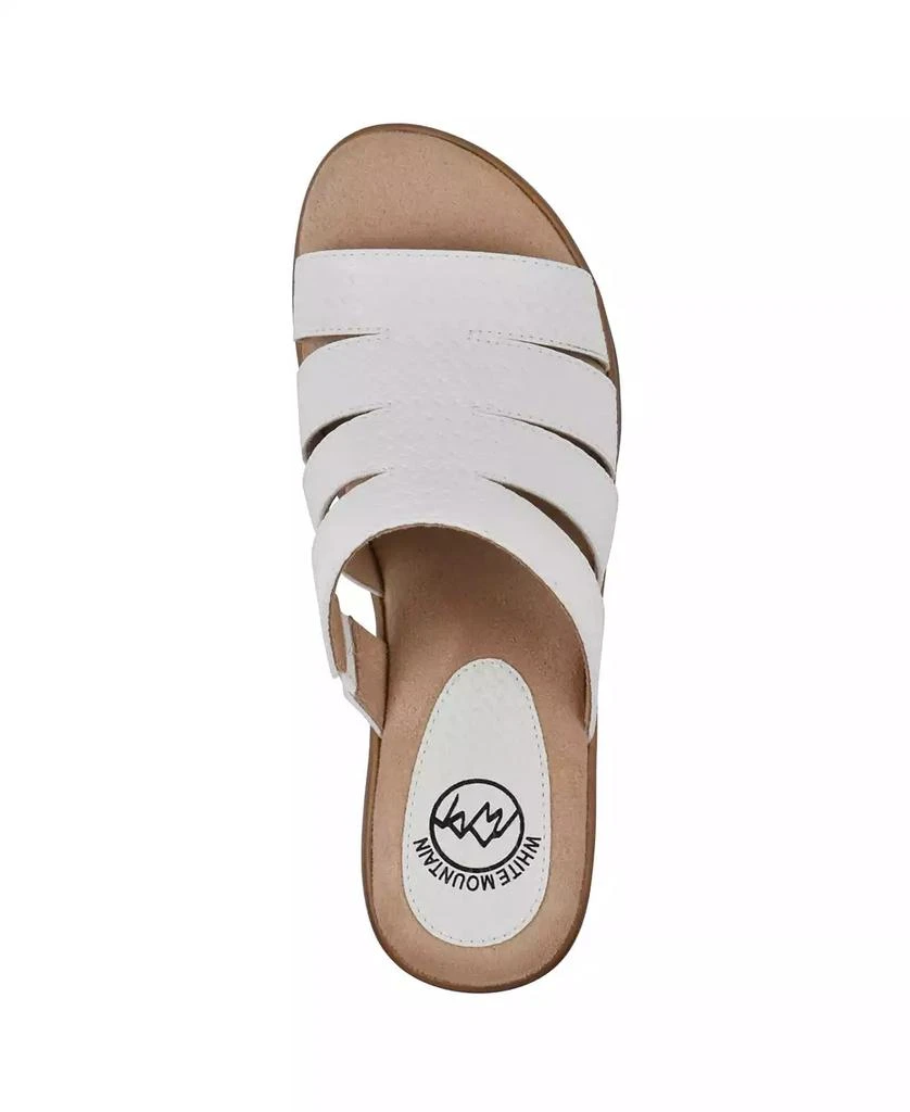 White Mountain Women's Valora Slip-On Clog Sandals 4