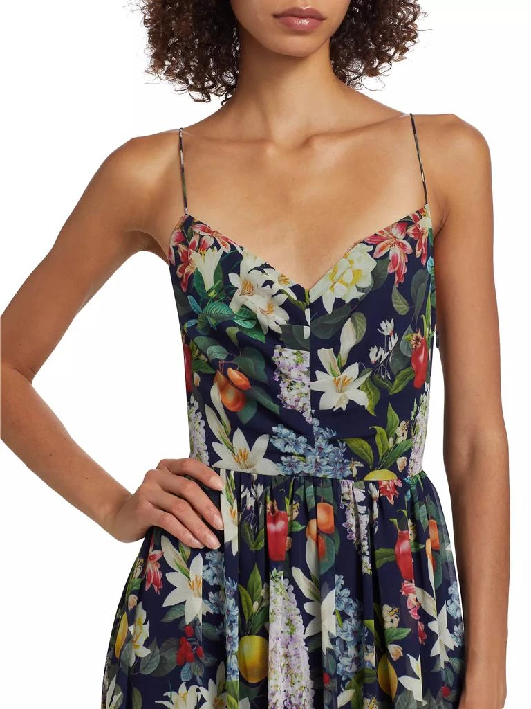 Sachin & Babi Sienna Floral Chiffon Gown 6