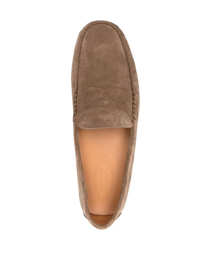 Tod's Tod'S Gommino Suede Leather Loafers 4