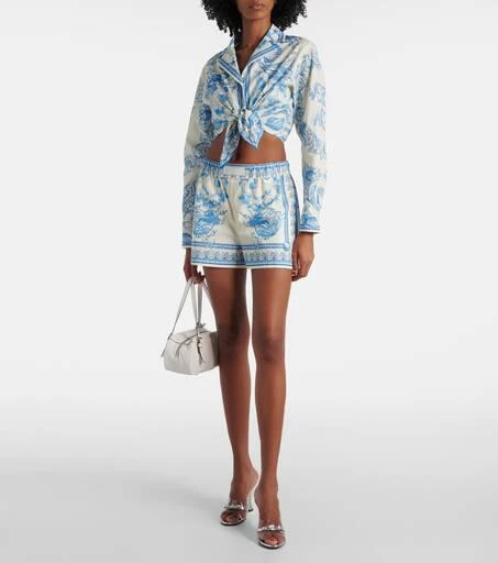 Versace Underwater Barocco crop top 2