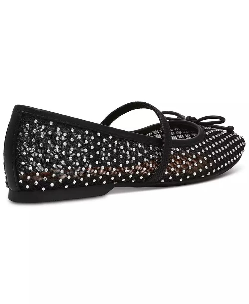 DV Dolce Vita Women's Maleeya Rhinestone Mesh Bow Ballet Flats 6