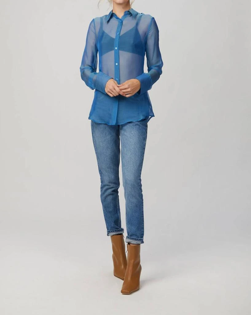 GEORGIA ALICE CHIFFON SLIM SHIRT 1