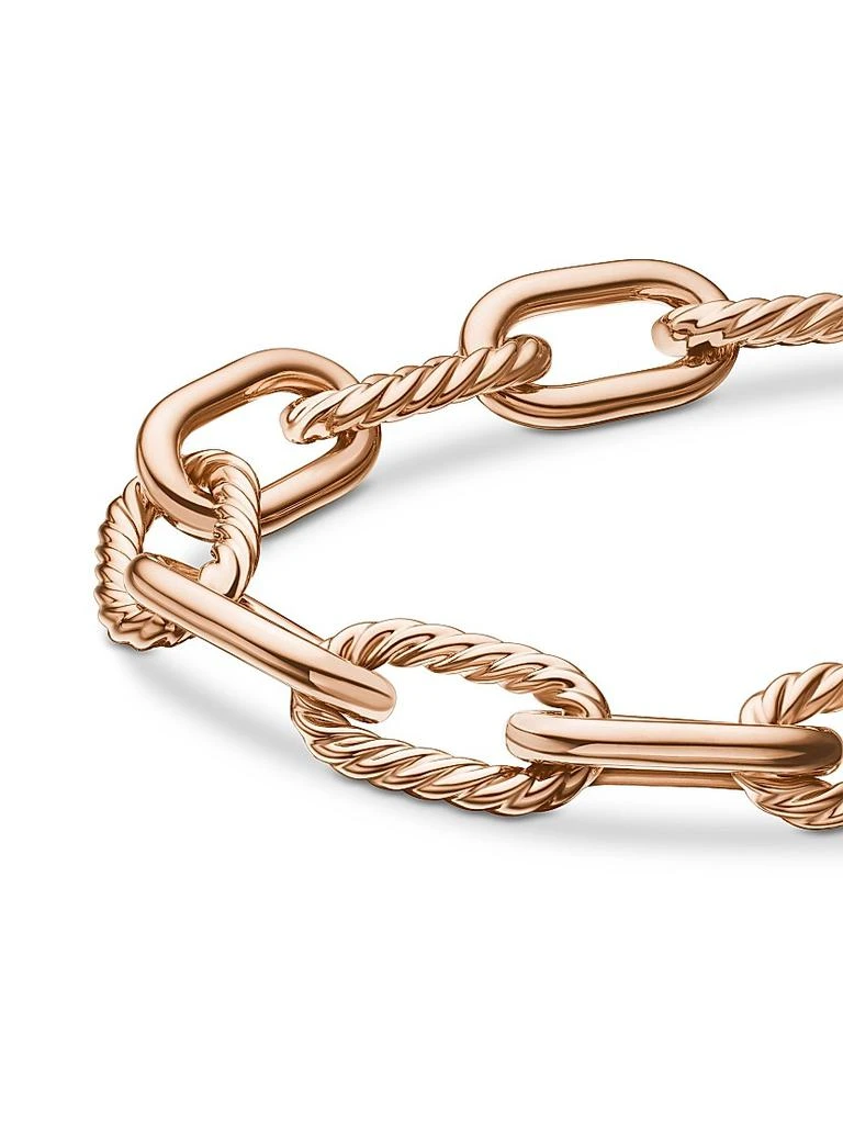 David Yurman DY Madison Chain Bracelet in 18K Rose Gold 8