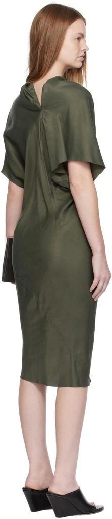 Rick Owens Khaki Concordians Seb Midi Dress 3