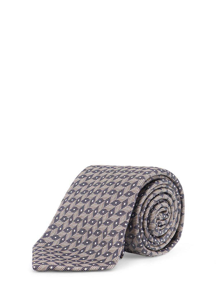 Giorgio Armani Giorgio Armani All Over Micro Patterned Pointed Tip Tie