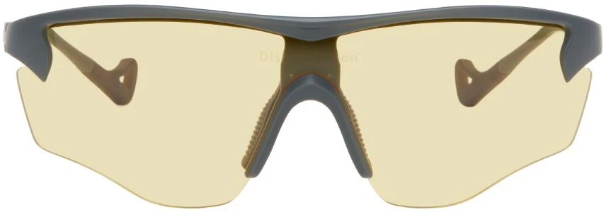 District Vision Gray & Yellow 'Junya' Racer Sunglasses 1