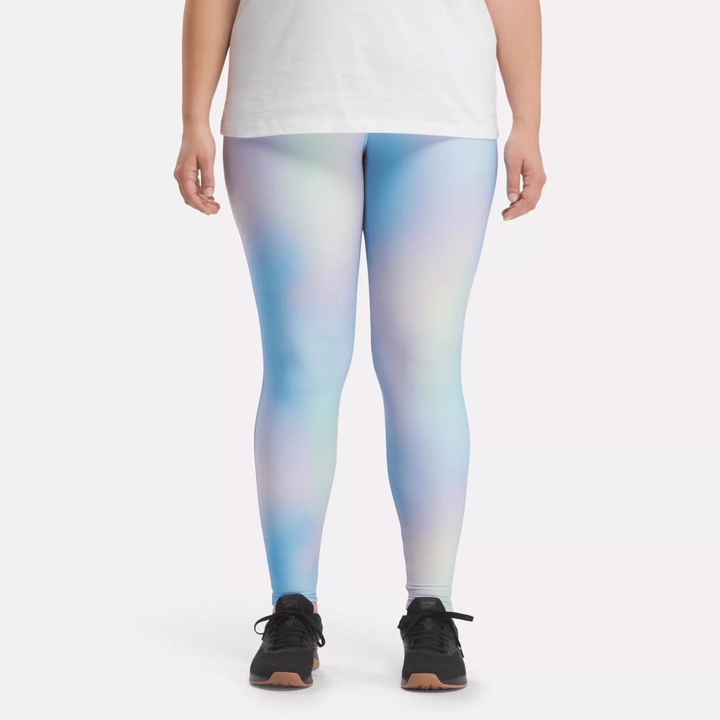 Reebok Women's Lux Bold High-Rise Printed Leggings (Plus Size)