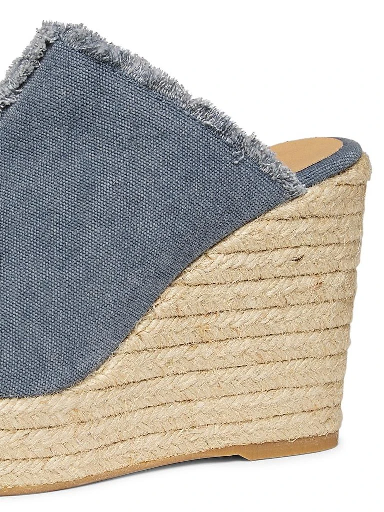 CASTAÑER Fatima 95MM Canvas Wedge Espadrilles 5