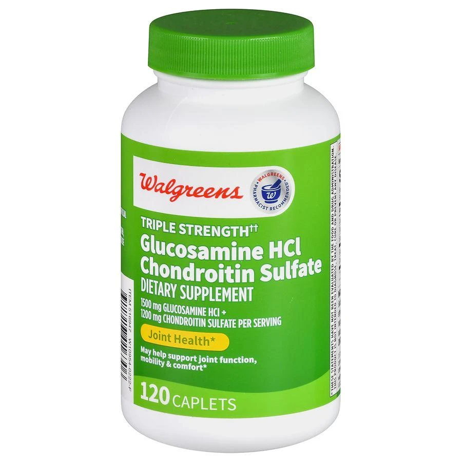 Walgreens Triple Strength Glucosamine HCl Chondroitin Sulfate Caplets (60 days) 1