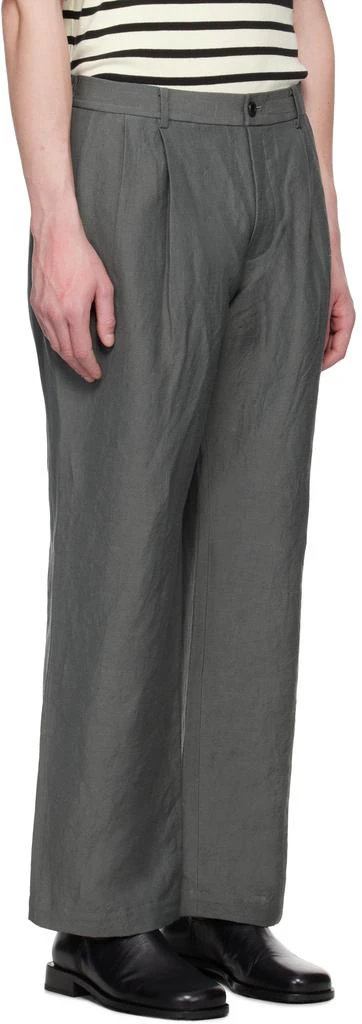 n.hoolywood Gray Tucked Trousers 2