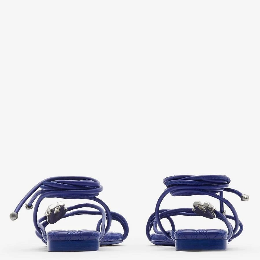 Burberry Burberry Leather Ivy Shield Sandals, Brand Size 37 ( US Size 7 ) 3