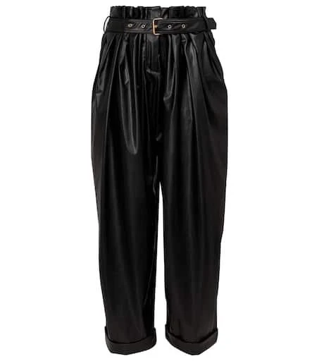 Balmain High-rise paperbag pants 1