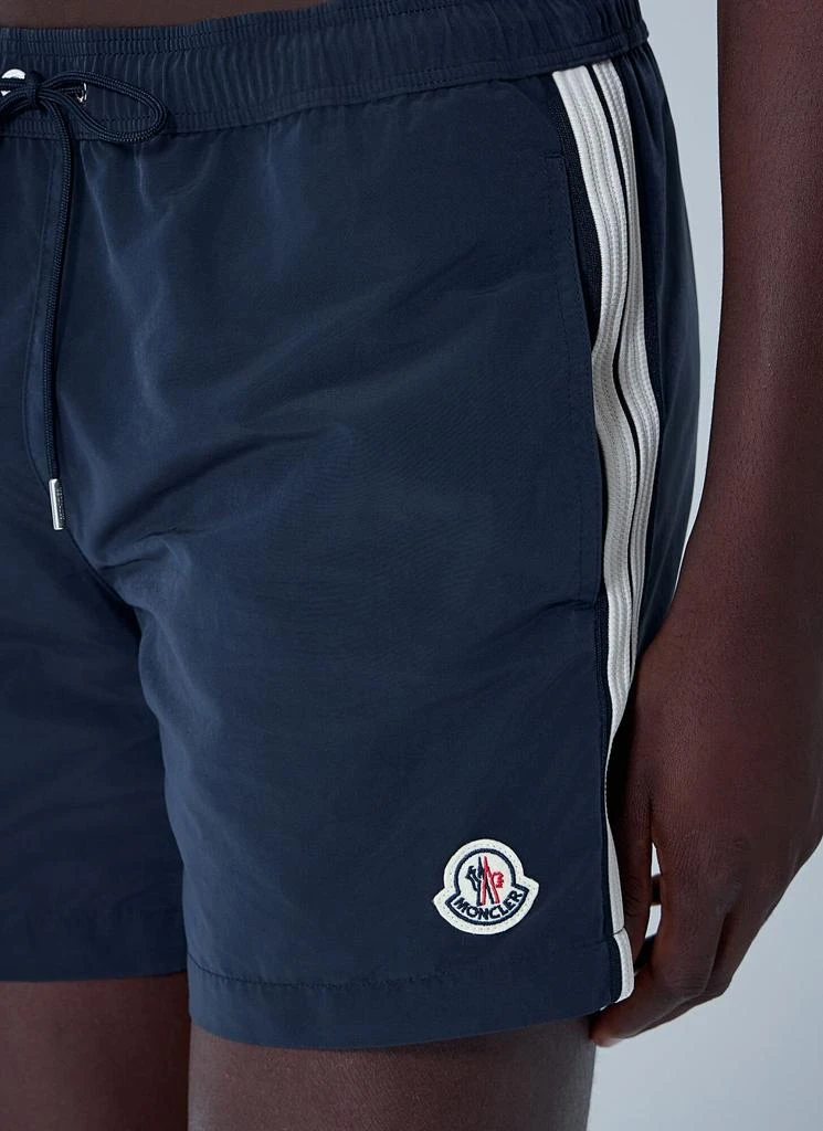 Moncler Logo Patch Swim Shorts 5