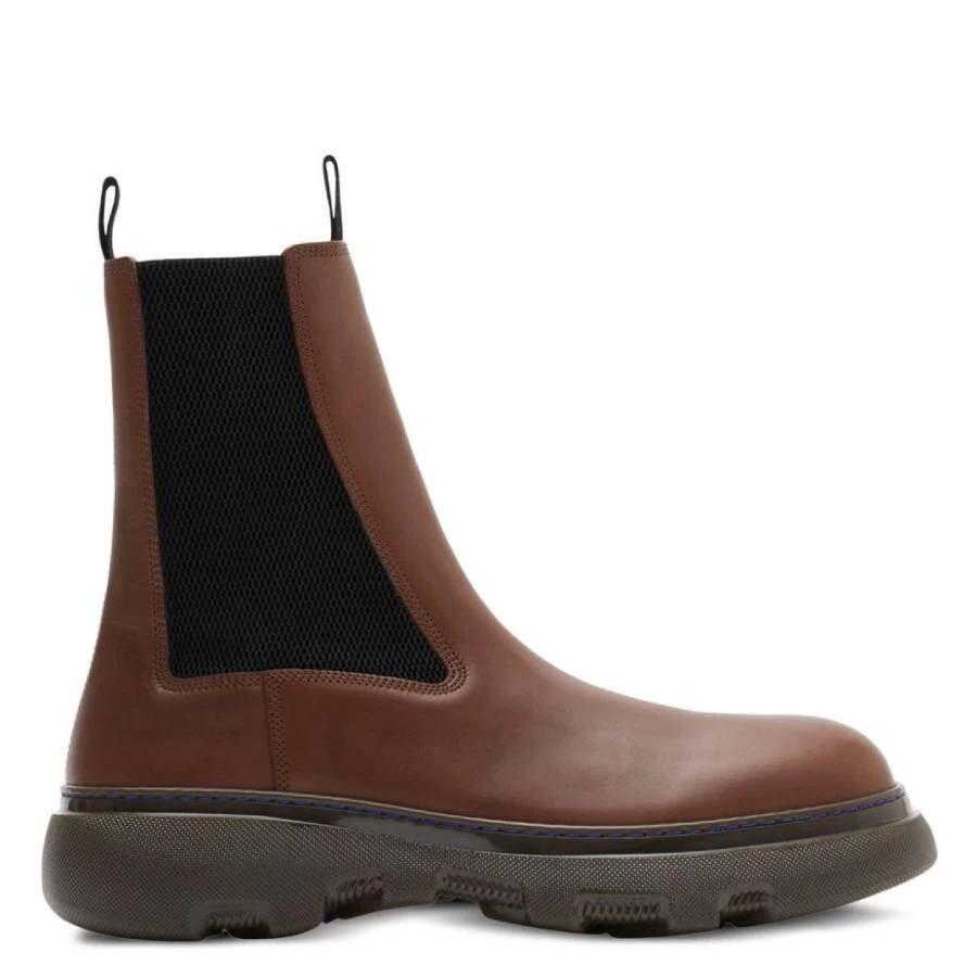 Burberry Creeper Leather Chelsea Boots 1